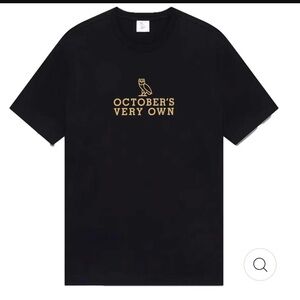OVO Black and Gold Short Sleeve Tee